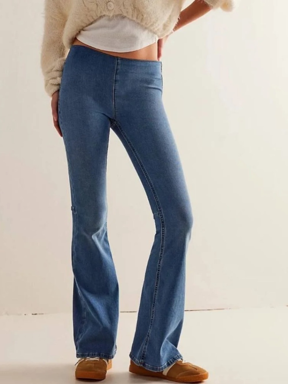 9391. We The Free Penny Pull-On Flare Jeans